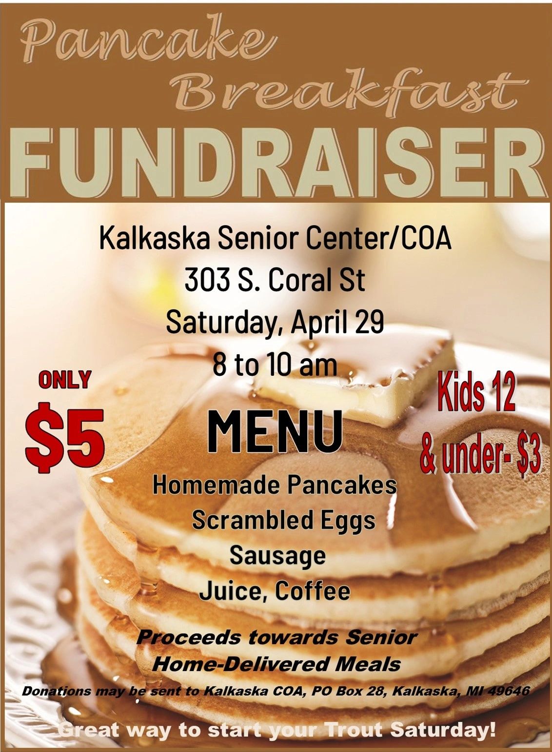 COA Pancake Breakfast National Trout Festival®